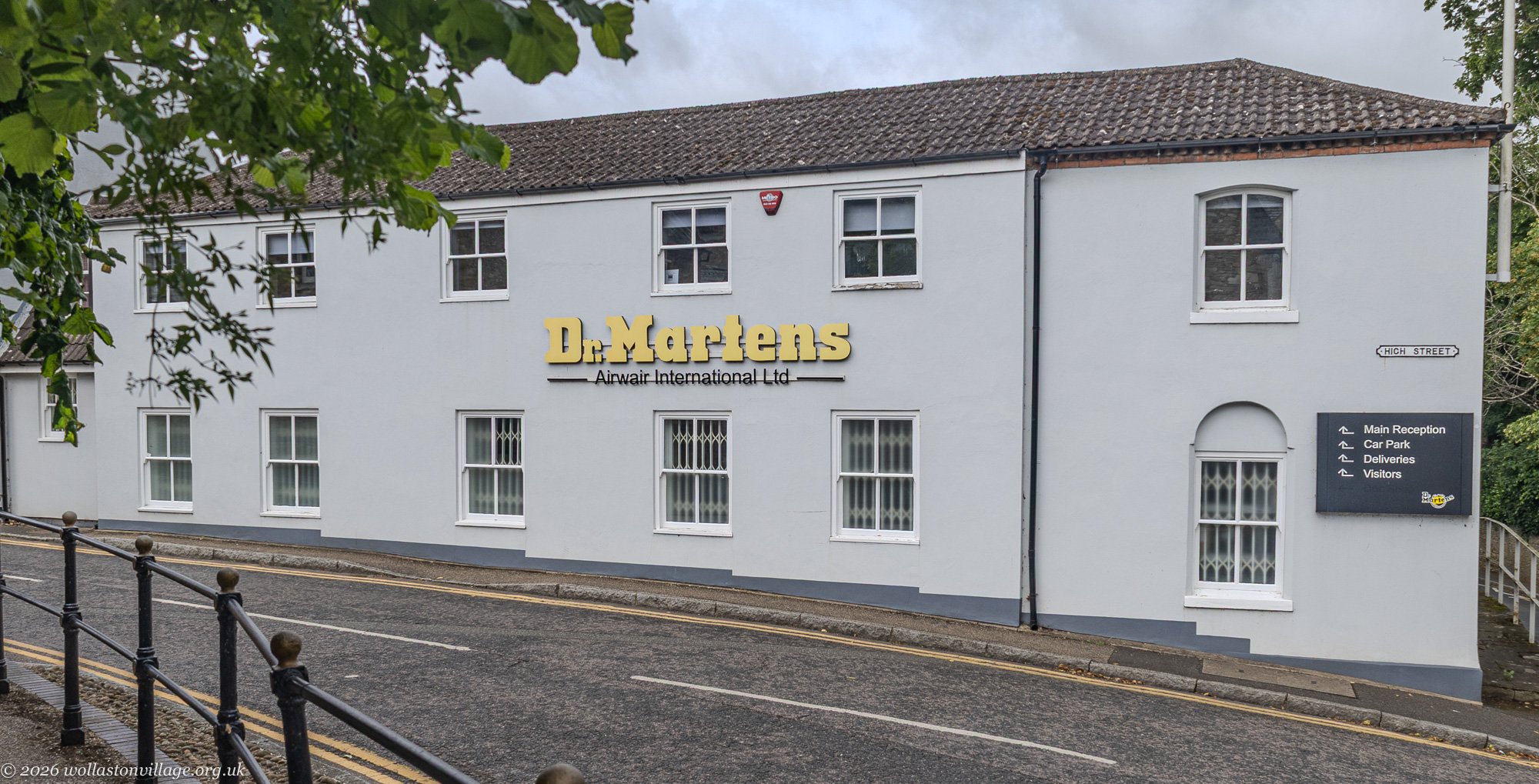 Dr. Martens Airwair International Ltd factory on High Street, Wollaston
