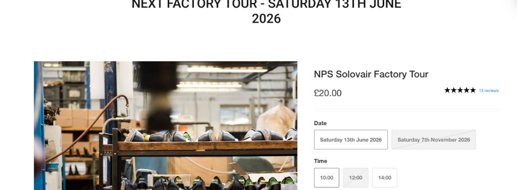Inside the NPS Shoes factory, Wollaston — boots in production